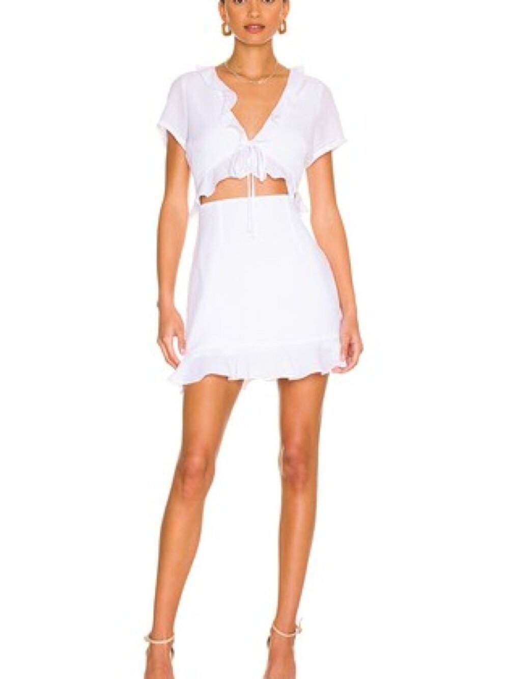 Mia Ruffle Tie Dress